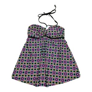 VM Women's Size Small Tankini Top Halter Swimsuit